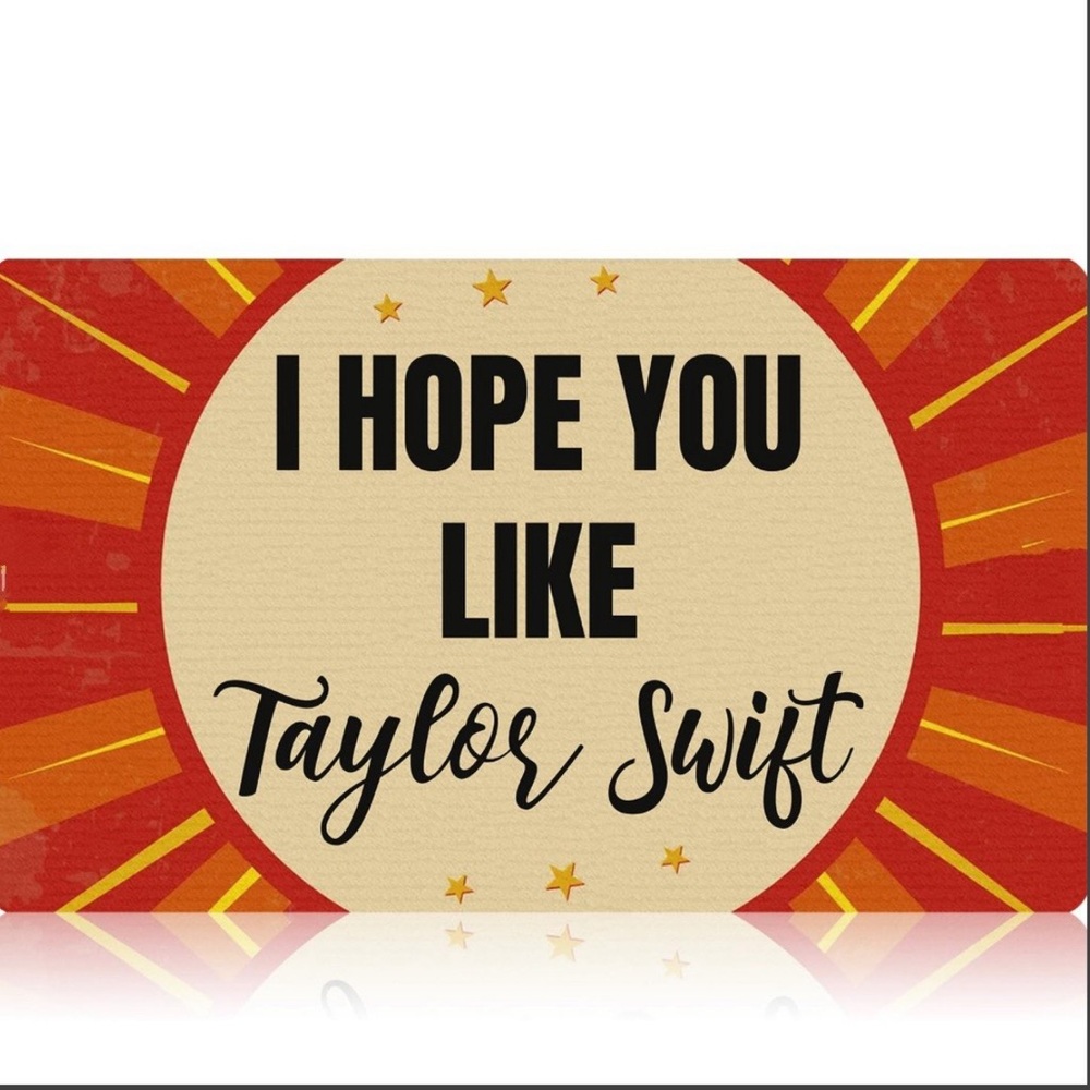 Taylor Swift Themed Decorative Mat